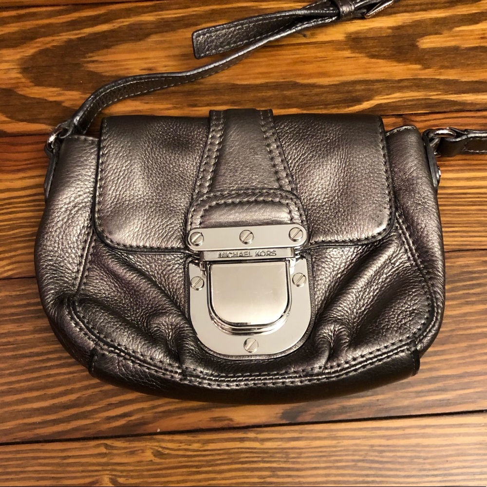 MICHAEL Michael Kors Silver Crossbody Bag